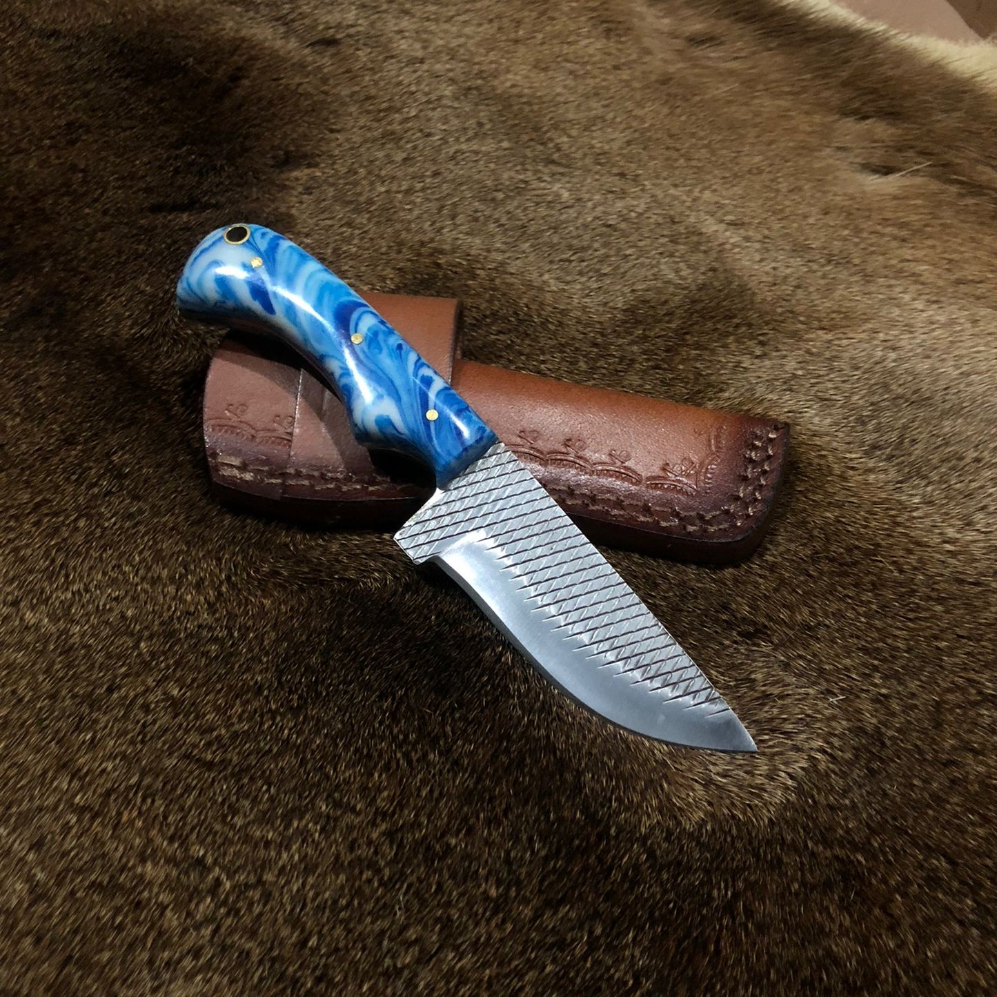 Custom Rasp Blade Knife